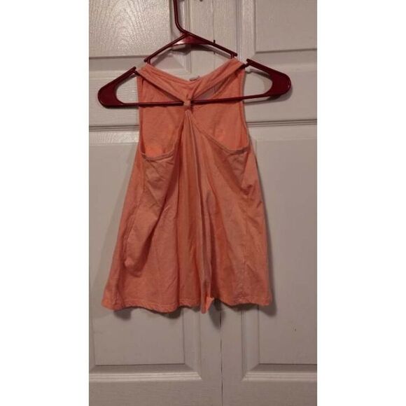 Fabletics girls coral "Go with the float" cross back tank top - Picture 3 of 3